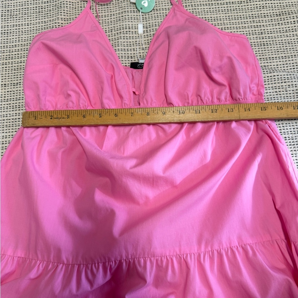 Rails Woman’s Pink Cotton Avril Midi Tiered Dress - Picture 7 of 8